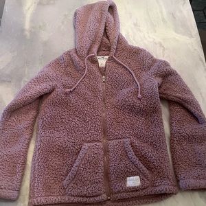 Hollister Teddy Jacket || Purple || Size Medium